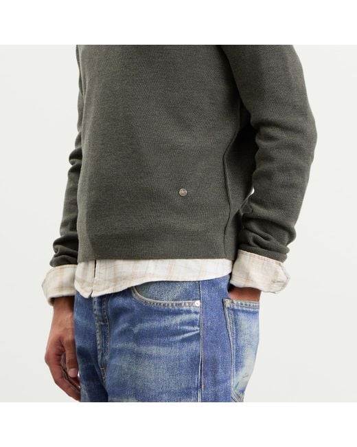 Acne Gray Kodos Merinos Jumper for men