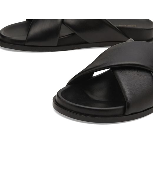 Anine Bing Black Emi Slides