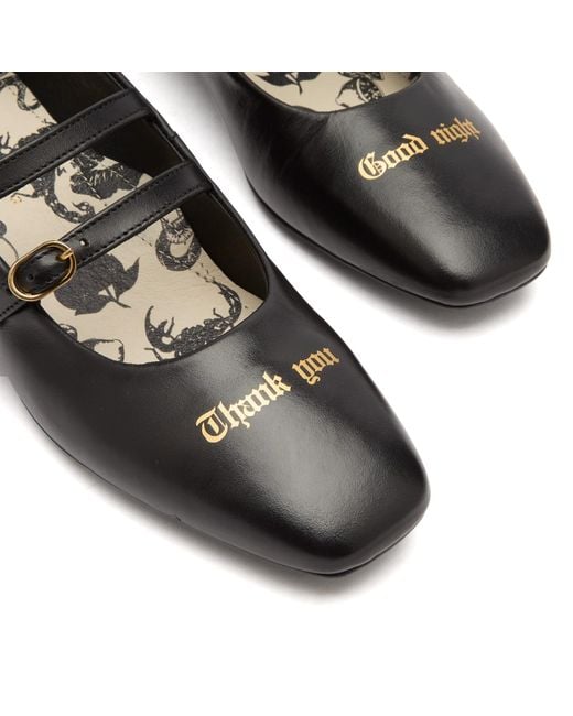 Duke & Dexter Black Thank You, Good Night Mary Jane Shoe