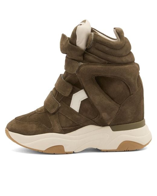 Isabel Marant Brown Balskee Platform Sneaker