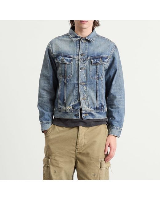 Mastercraft Union Blue Edo Vintage Denim Jacket for men