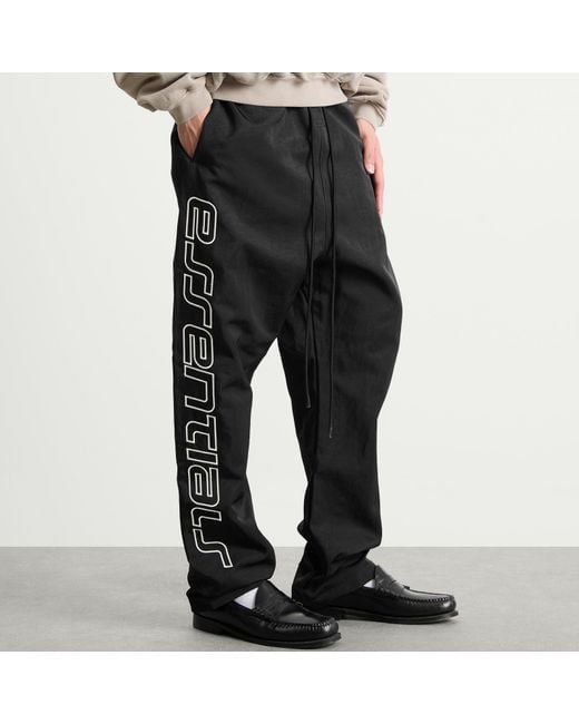 Fear Of God Black Active Trace Relaxed Drawstring Pants for men