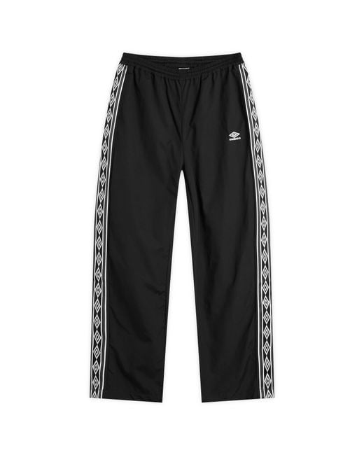Umbro by Slam Jam Black Og Tape Track Pants for men