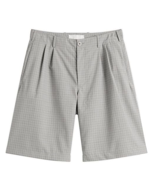 Our Legacy Gray Ponte Shorts for men