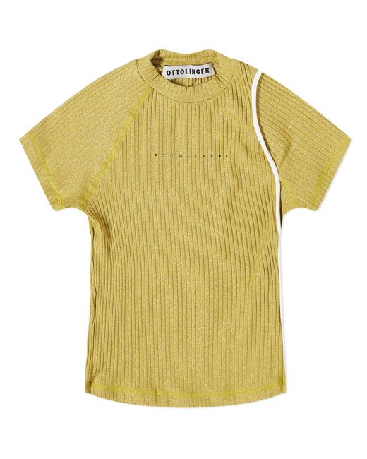 OTTOLINGER Yellow Lurex T-Shirt