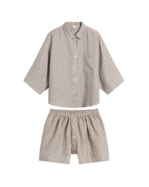 Deiji Studios Gray 03 Linen Set