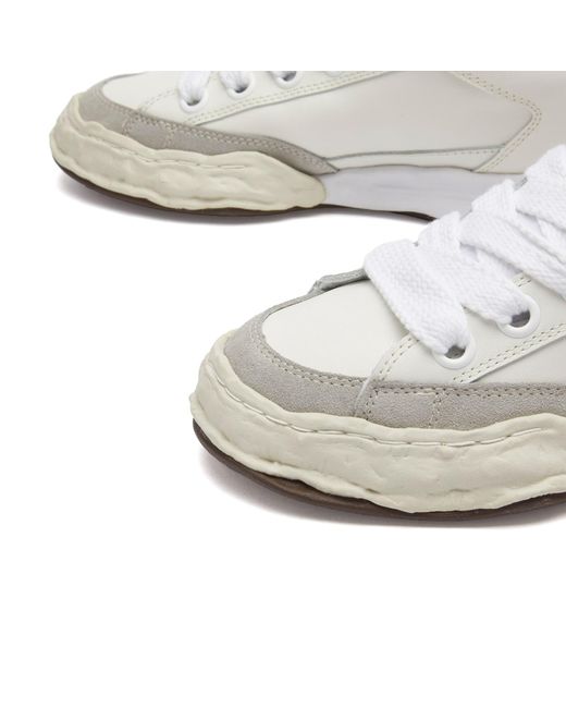 Maison Mihara Yasuhiro White Herbie Original Sole Low Leather Snea Sneakers for men