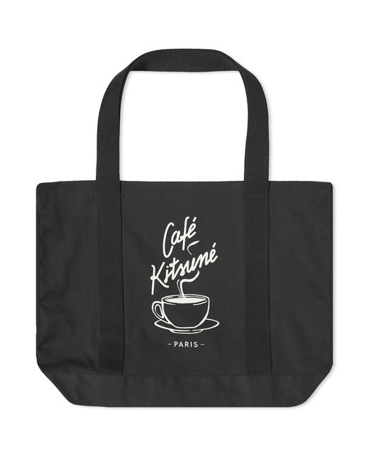 Café Kitsuné Black Café Kitsune Coffee Cup Tote Bag for men