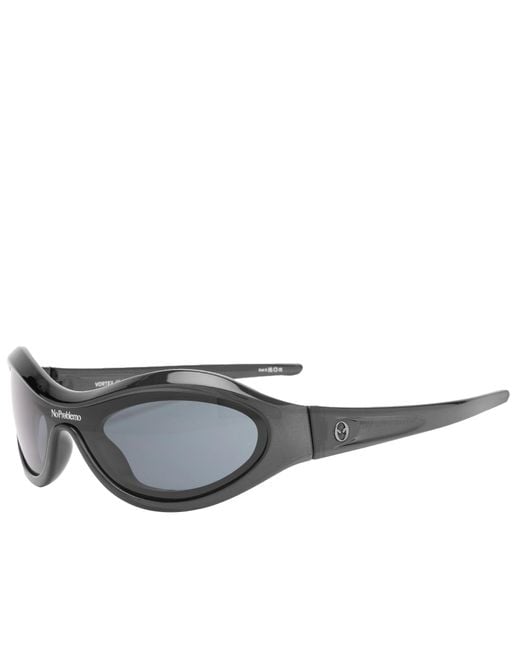 Le Specs Gray X No Problemo Vortex Sunglasses