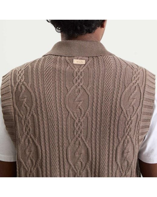 Nike Brown Golf Vest for men
