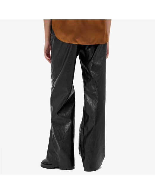 Weekend by Maxmara Gray Plutone Faux Leather Trouser