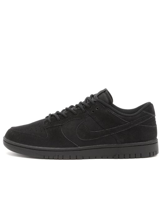 Nike Black Dunk Low Retro Se Nubuck Sneaker for men