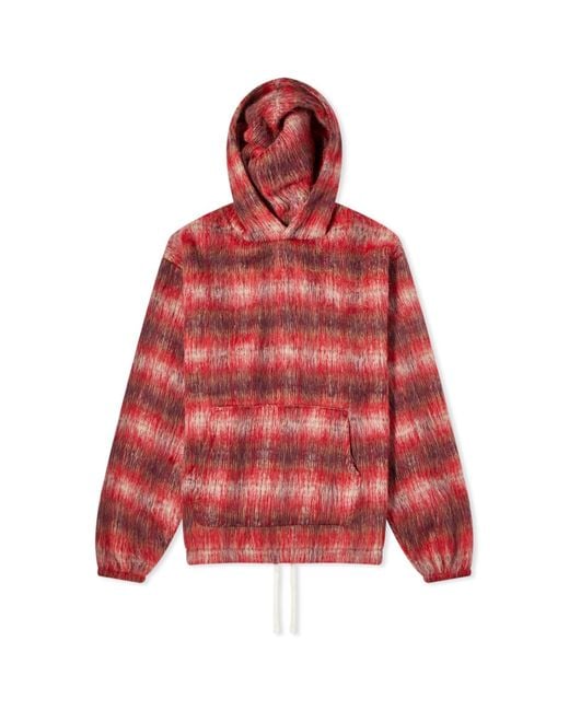 Pleasures Red Nameless Poncho Hoodie for men