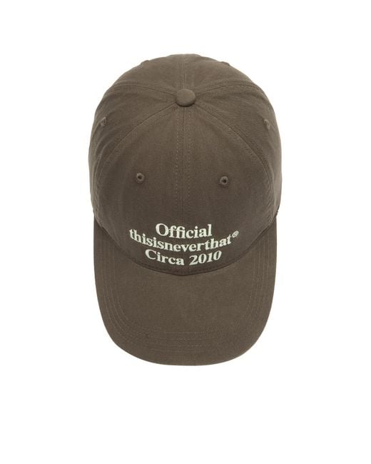 Thisisneverthat Green Times Cap for men