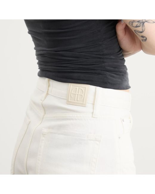 Anine Bing White Kat Short