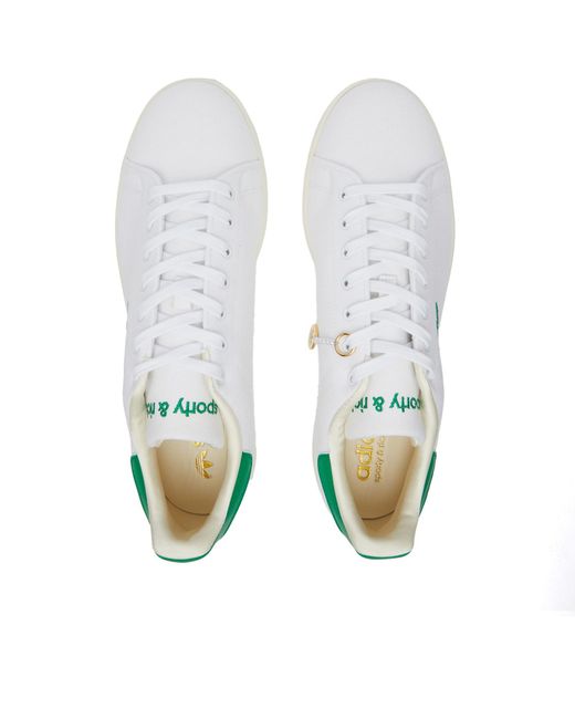 Adidas White X Sporty & Rich Stan Smith Sneakers