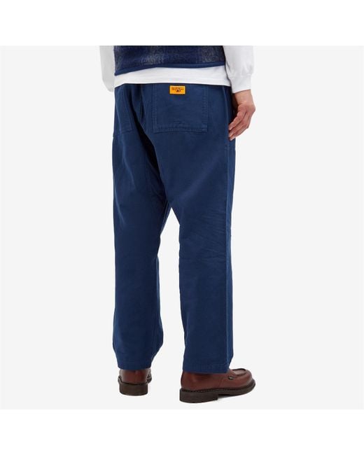 Service Works Blue Classic Canvas Chef Pants for men