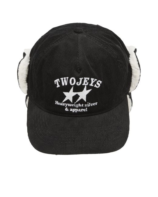Twojeys Black Heavy Earflap Cap
