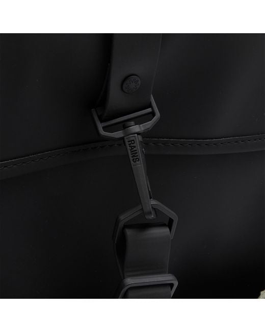 Rains Black Mix Backpack for men