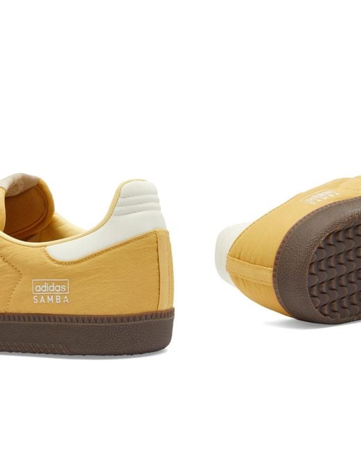 Adidas Originals Yellow Samba Og Sneakers for men