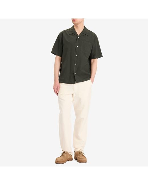 Norse Projects Green Carsten Cotton Tencel Shirt for men