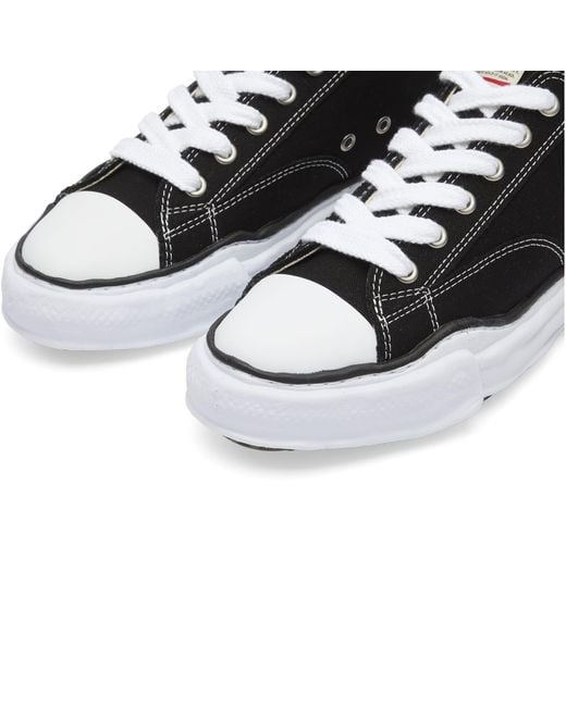 Maison Mihara Yasuhiro Black Peterson Original Sole Canvas Low Sneaker for men