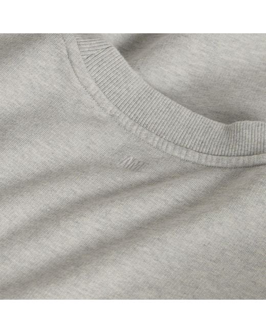 AMI Gray Adc Loopback Sweatshirt for men
