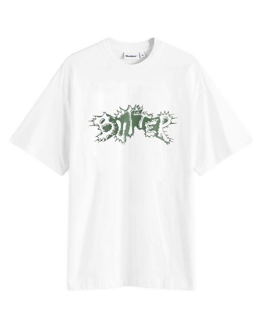 Butter Goods White Eruption T-Shirt for men