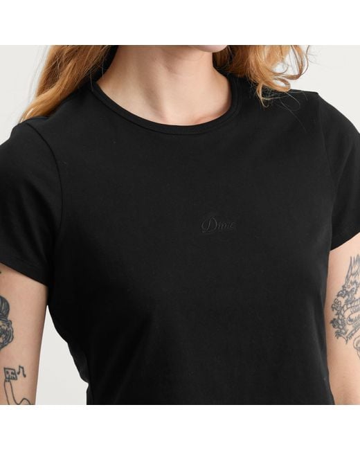 Dime Black Cursive Baby T-Shirt