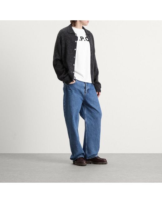 A.P.C. White Vpc Logo T-Shirt for men