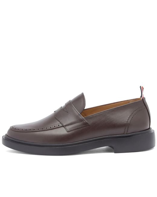 Thom Browne Brown Classic Penny Loafer for men