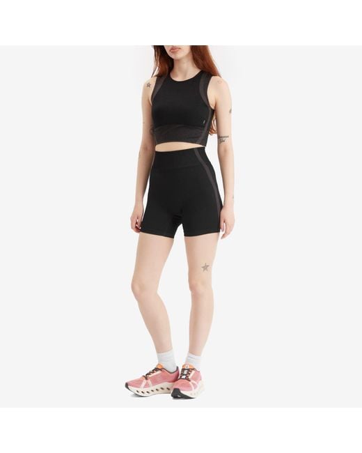 On Shoes Black Studio Knit Cycling Shorts