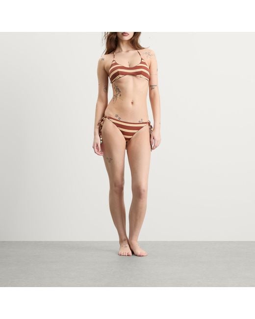 Damson Madder Brown Trudi Reversible Bikini Top