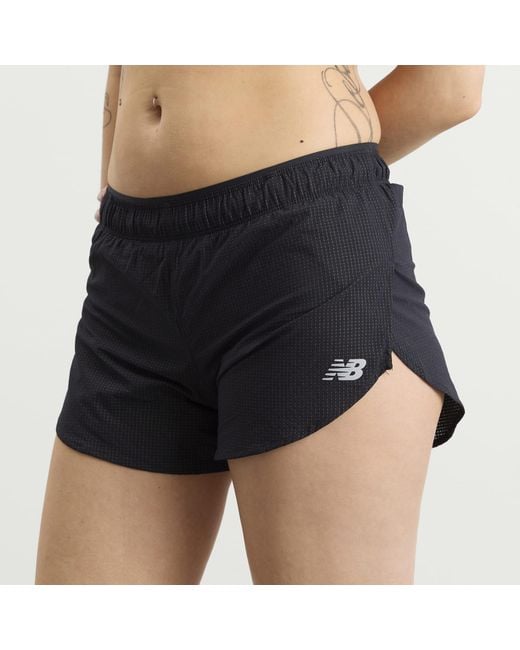 New Balance Black Rc Ultra Light Split Short 3"