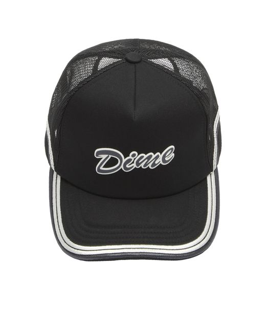 Dime Black Race Trucker Cap for men
