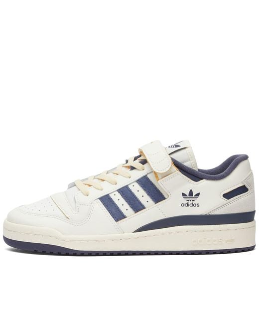 Adidas White Forum 84 Low Sneakers for men