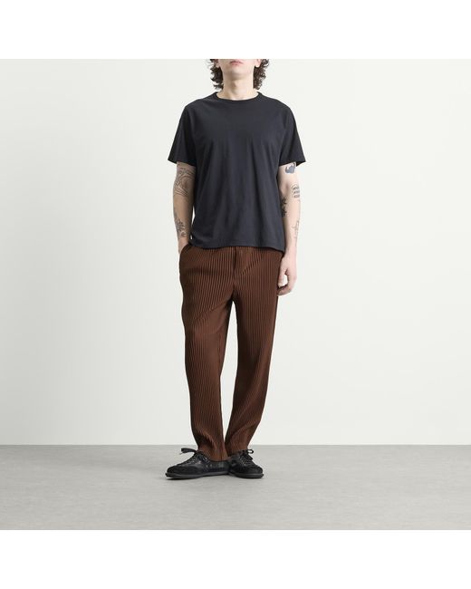 Homme Plissé Issey Miyake Brown Pleat Pant for men
