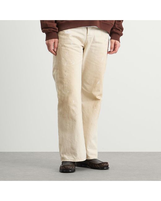Acne Natural 2021 Trafalgar Wide Leg Jeans for men