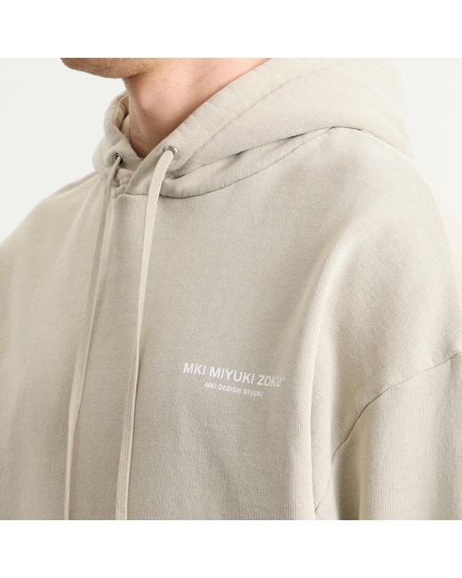 MKI Miyuki-Zoku White Design Studio Hoodie for men