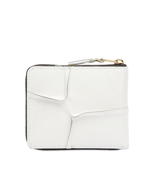 Comme des Garçons White Wallet Sa7100Rh Reversed Hem Wallet