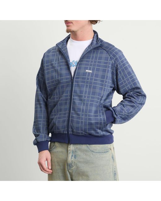 Butter Goods Blue Tricot Track Jacket for men