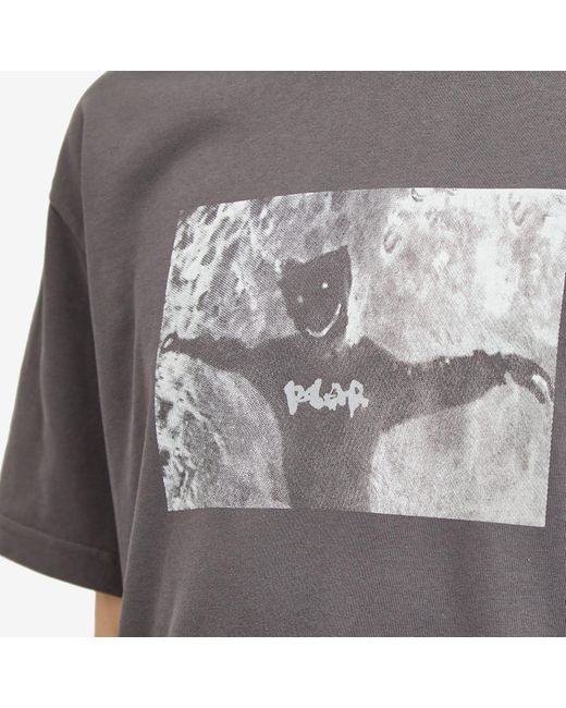 POLAR SKATE Gray Sustained Disintegration T-Shirt for men