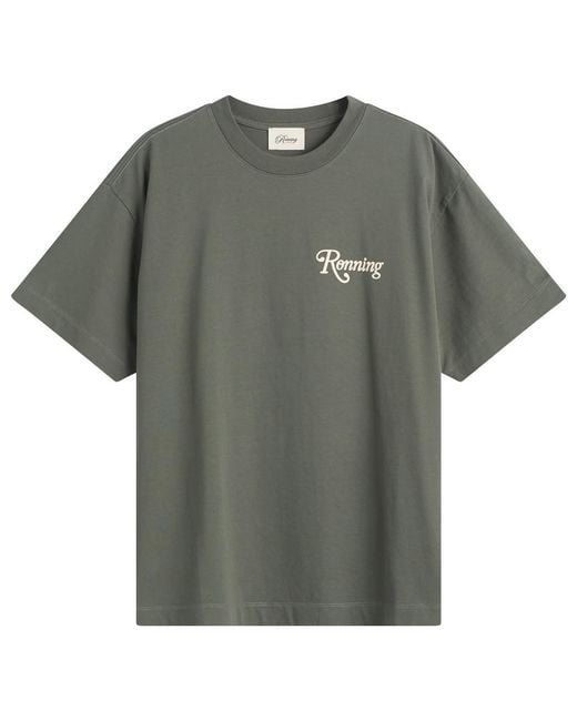Ronning Gray R Star T-Shirt for men