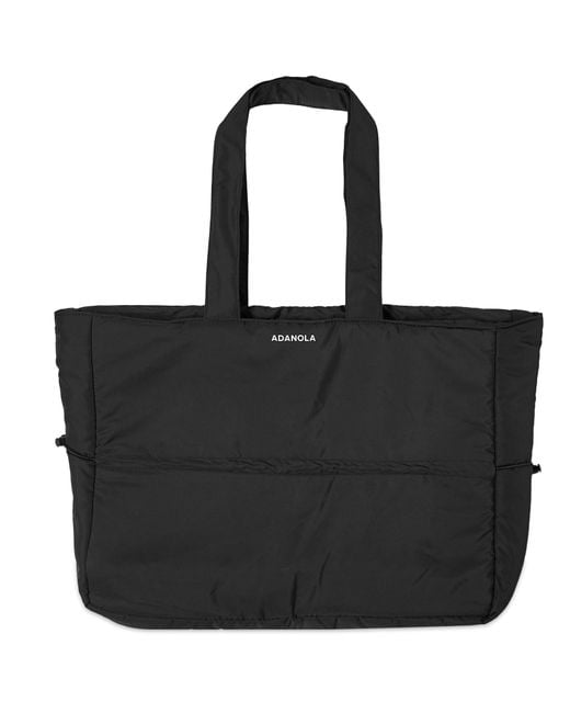 ADANOLA Black Puffer Bag