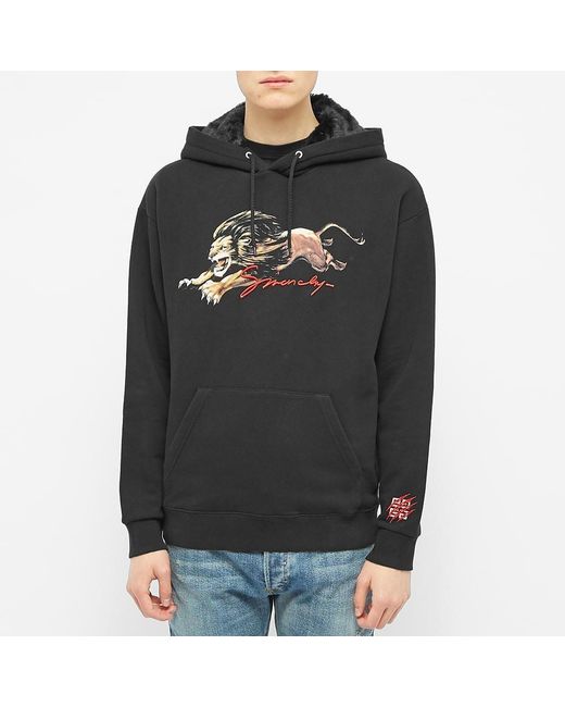 givenchy leo printed sweatshirt
