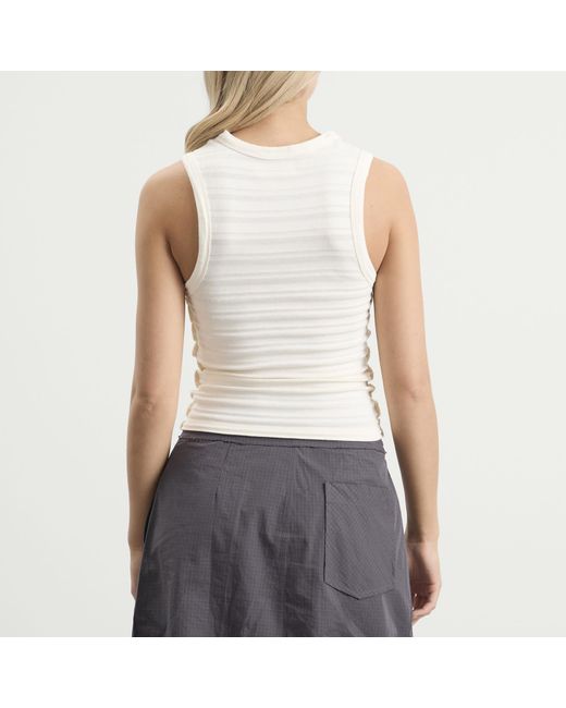 mfpen White V-Neck Tank Top