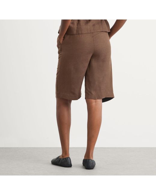 Faithfull The Brand Brown Astrid Long Shorts