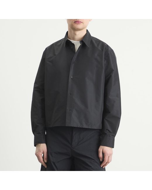 Jil Sander Black Nylon Shirt Jacket for men