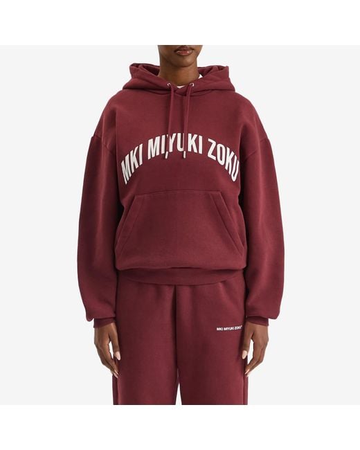 MKI Miyuki-Zoku Red Arch Hoodie Presented By End