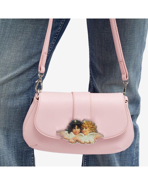 Fiorucci Angel Baguette Bag in Pink | Lyst